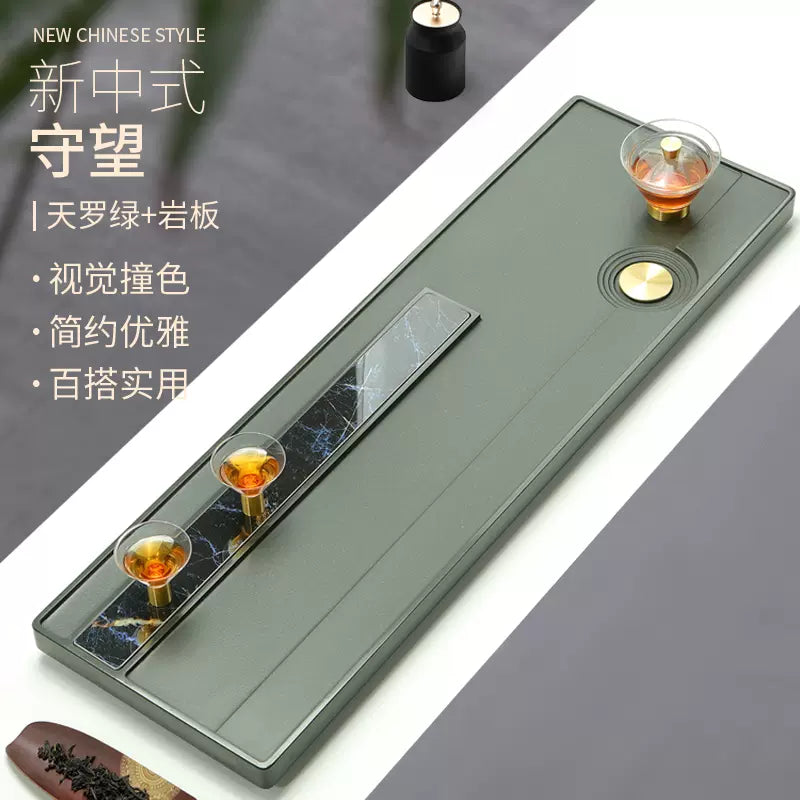 守望 天然烏金石茶盤