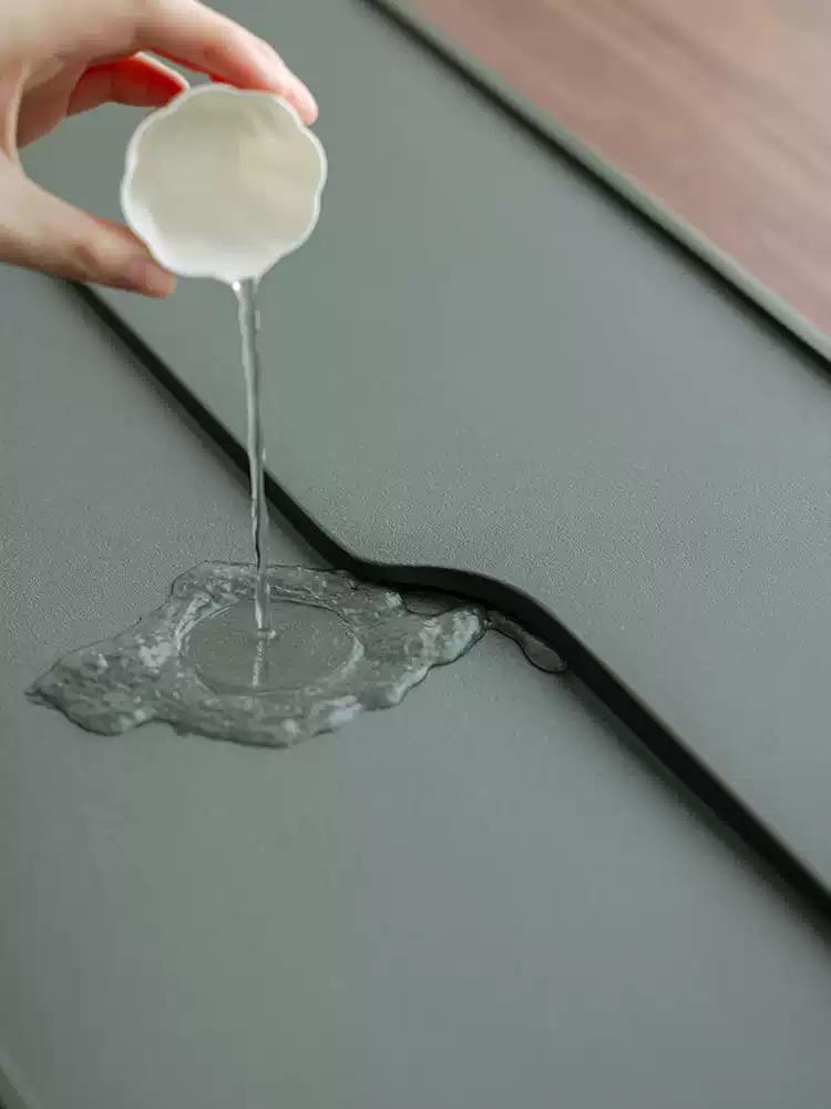 對飲 天然烏金石茶盤