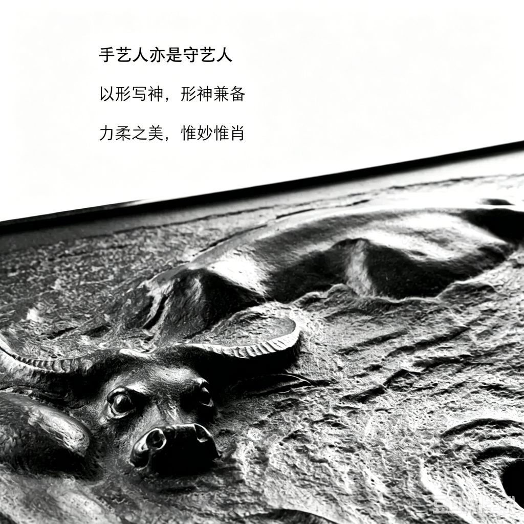 牛轉乾坤 天然烏金石茶盤