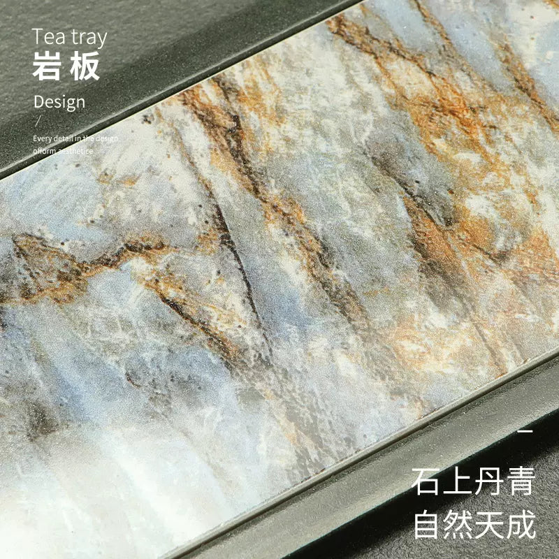 守望 天然烏金石茶盤